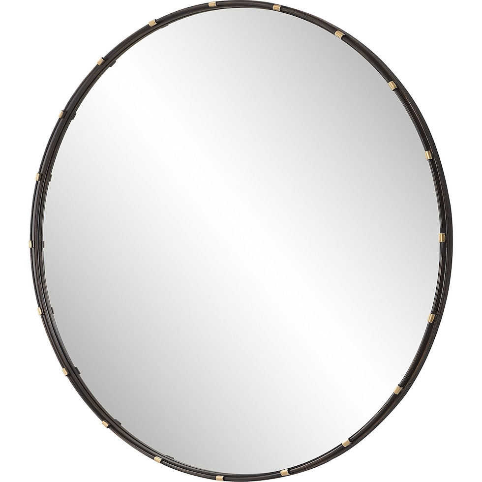 doriana dark brown mirror   