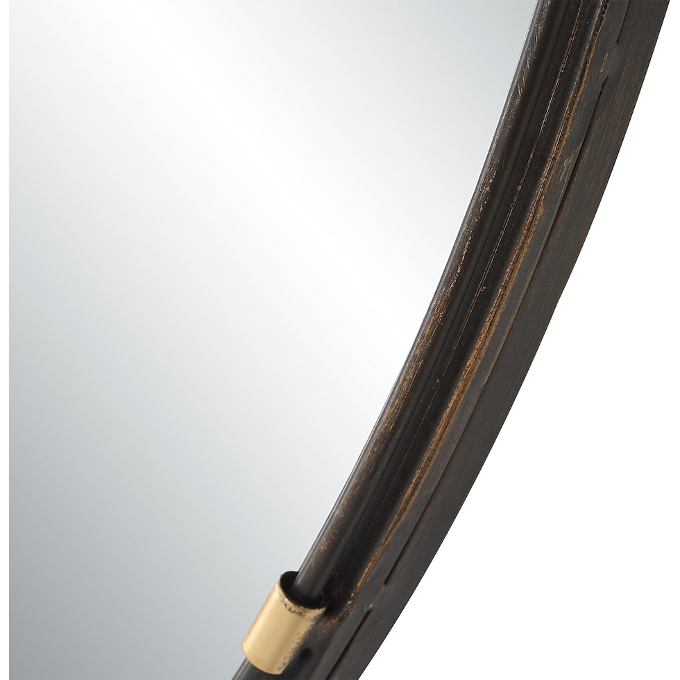 doriana dark brown mirror   