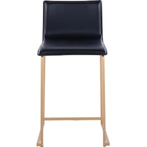 doric black counter height stool   