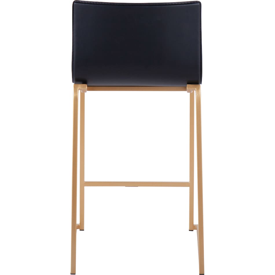doric black counter height stool   