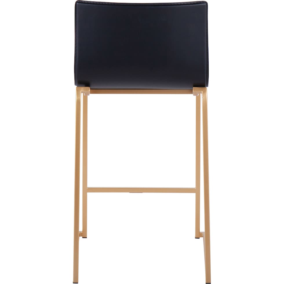 doric black counter height stool   