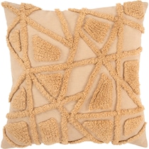 dorit gold accent pillow   