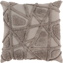 dorit gray accent pillow   