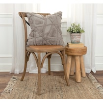 dorit gray accent pillow   