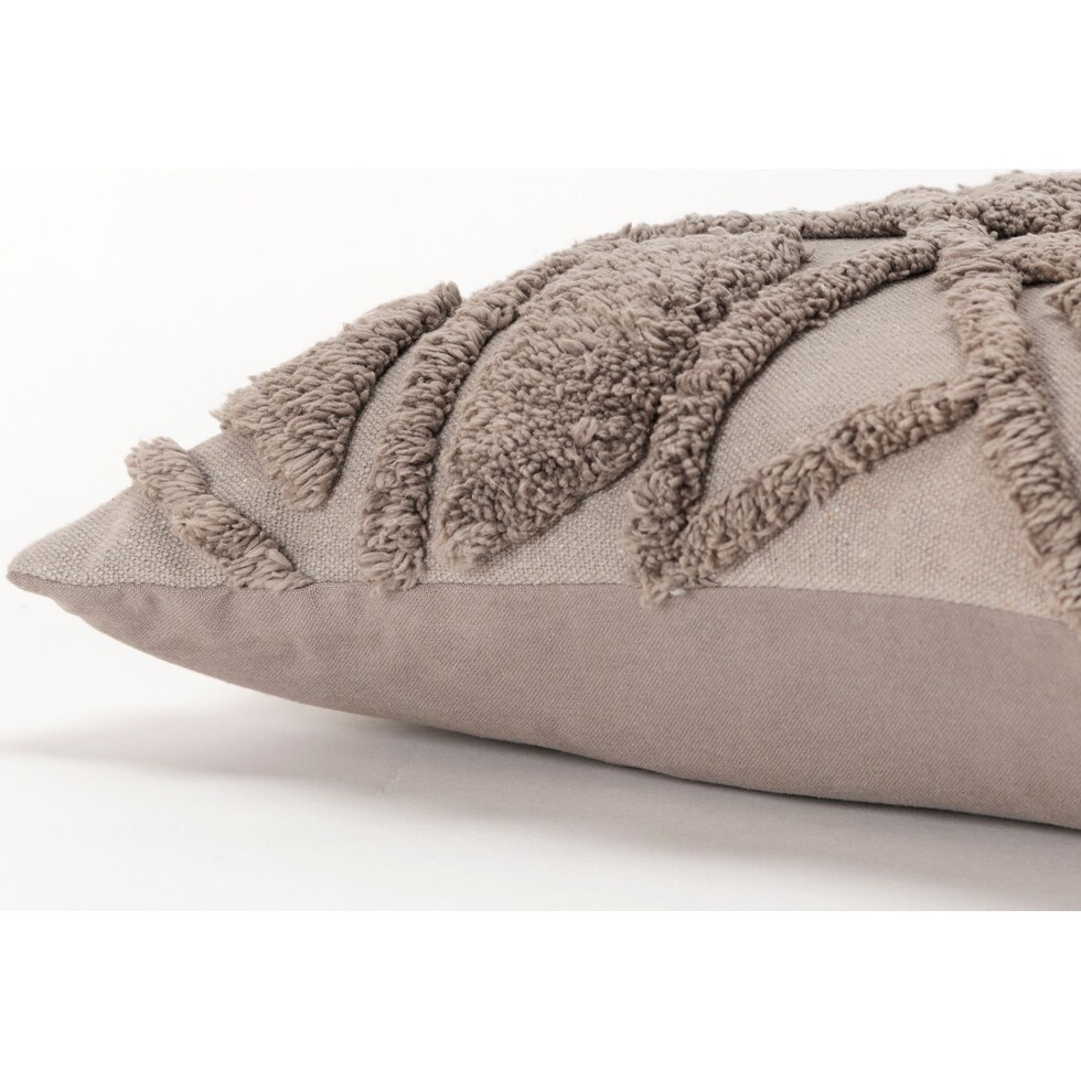 dorit gray accent pillow   
