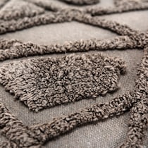 dorit gray accent pillow   