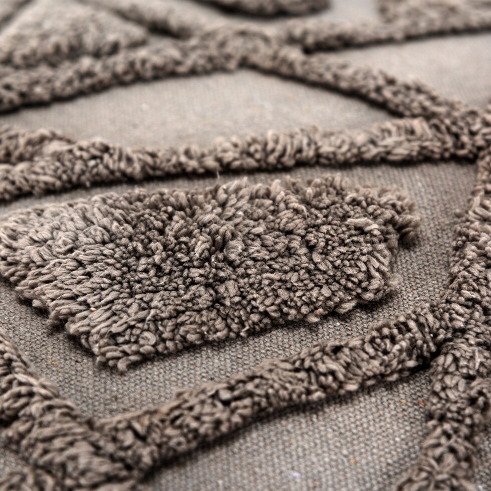 dorit gray accent pillow   