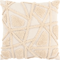 dorit neutral accent pillow   