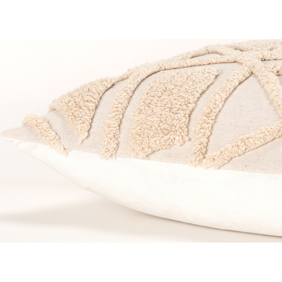 dorit neutral accent pillow   