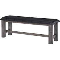 dorothea gray dining bench   