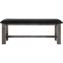 dorothea gray dining bench   