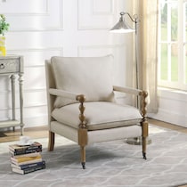 dorothy neutral accent chair   