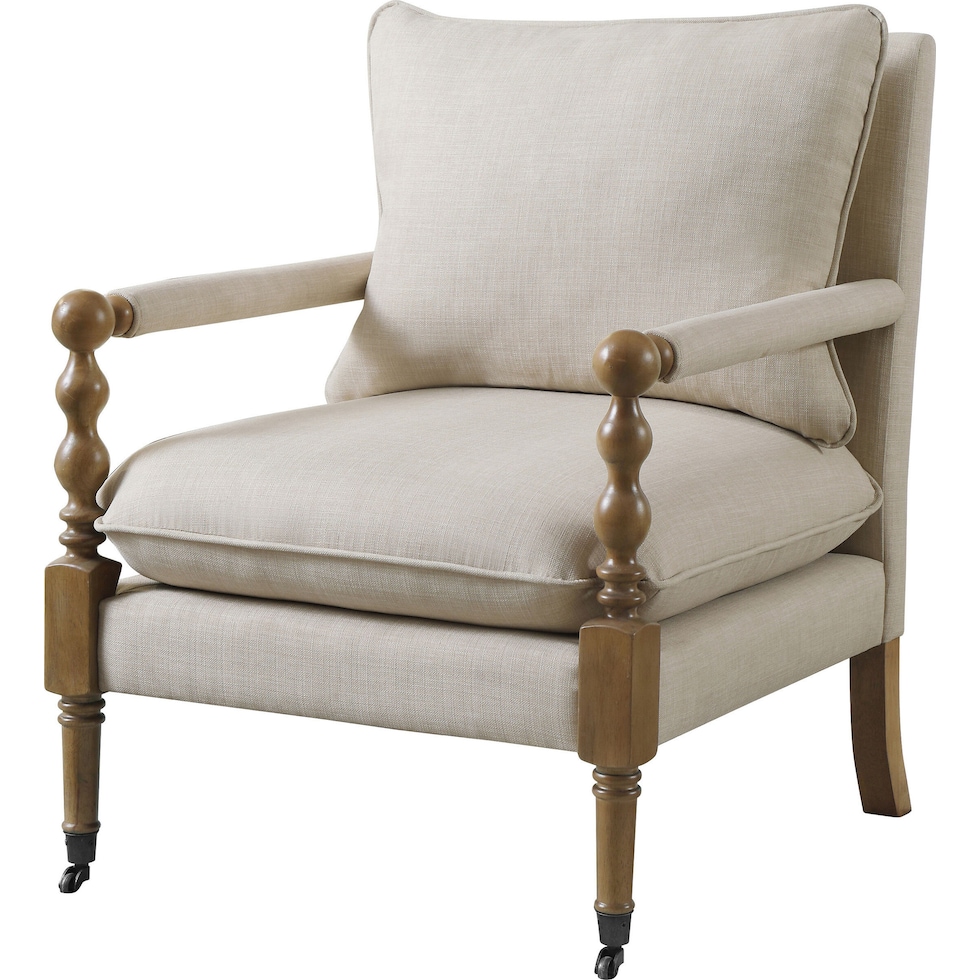 dorothy neutral accent chair   