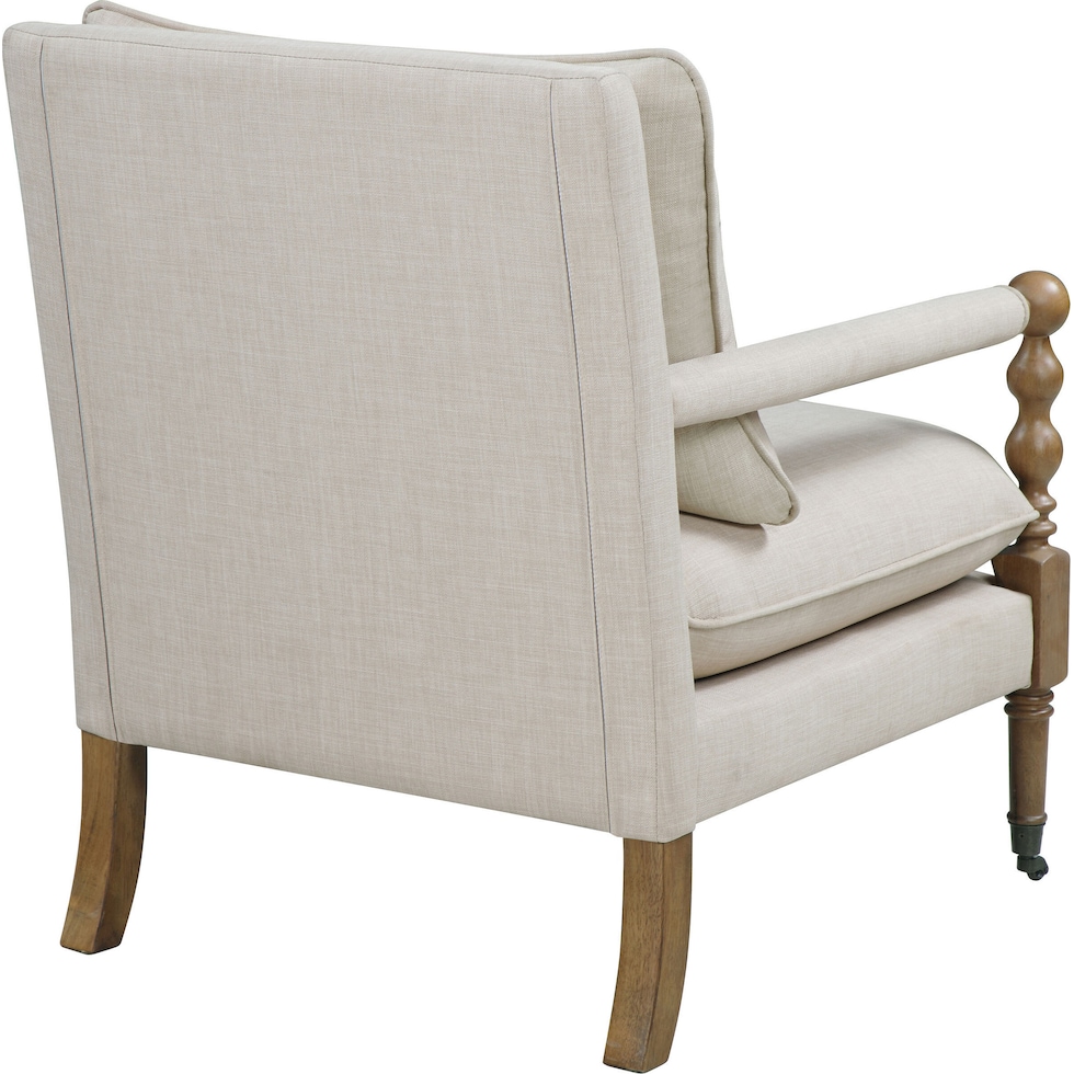 dorothy neutral accent chair   