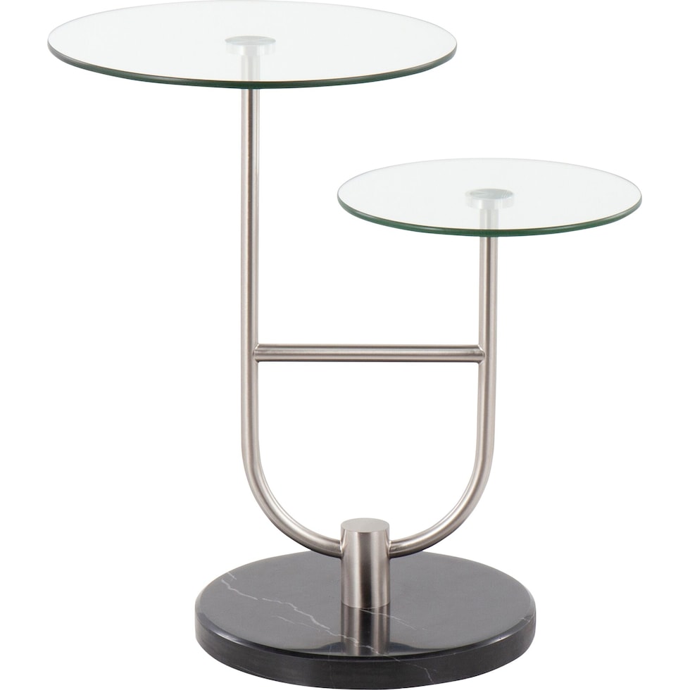 double black side table   