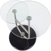 double black side table   