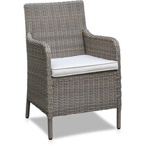 dover bay gray outdoor chair   