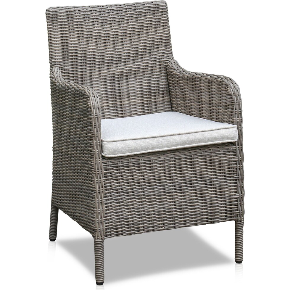 dover bay gray outdoor chair   