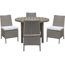 dover bay gray outdoor dinette   