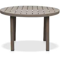 dover bay gray outdoor dining table   