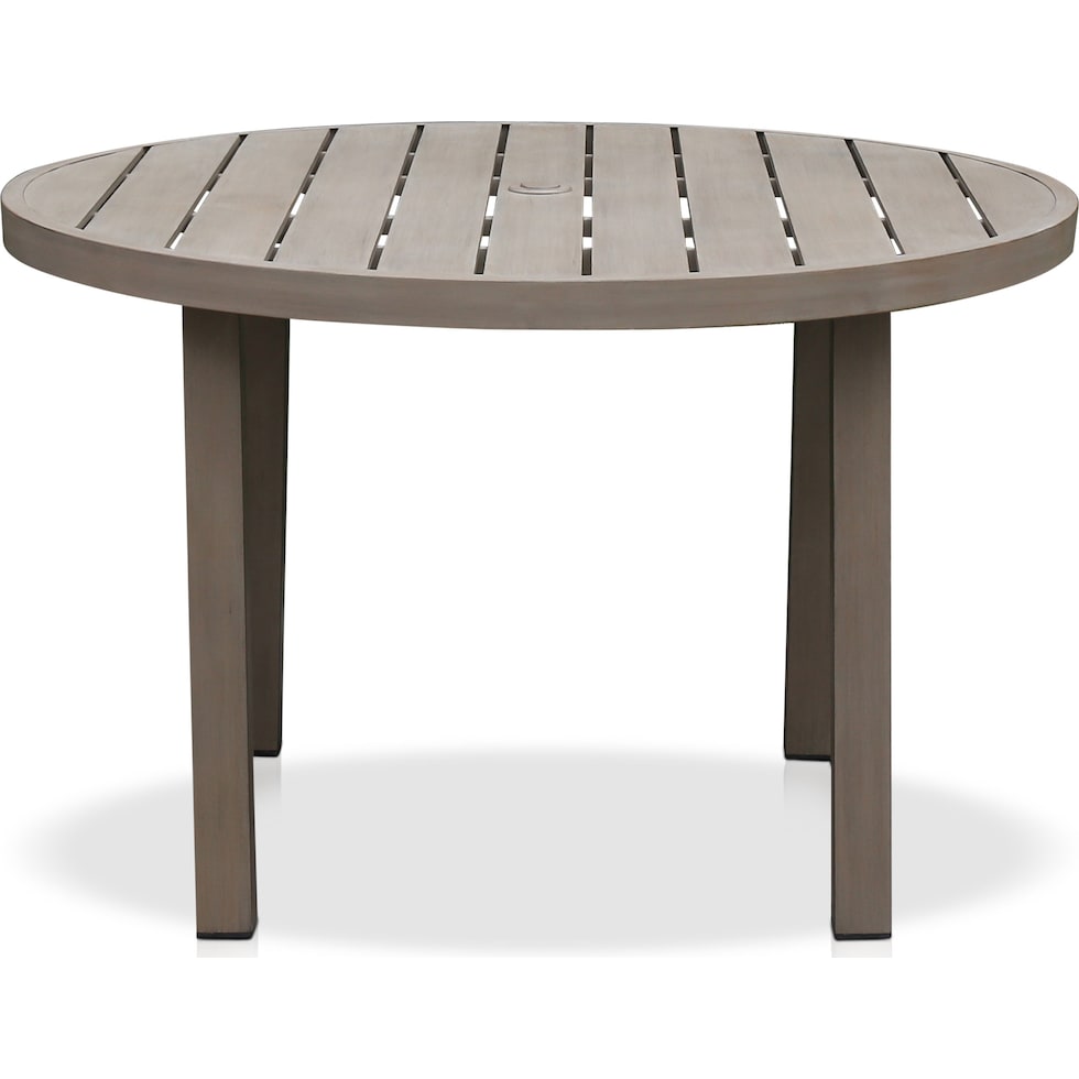 dover bay gray outdoor dining table   