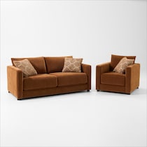 dr mod orange  pc living room   