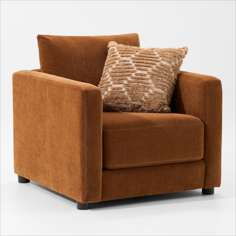 dr mod orange chair   