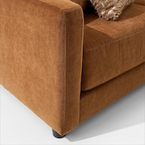 dr mod orange sectional   
