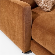 dr mod orange sectional   