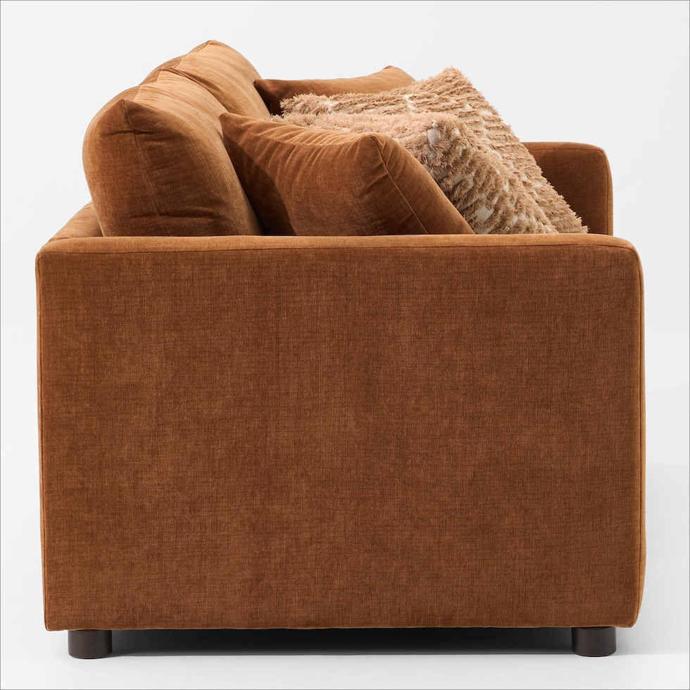 dr mod orange sofa   