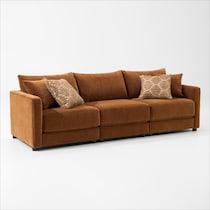 dr mod orange sofa   