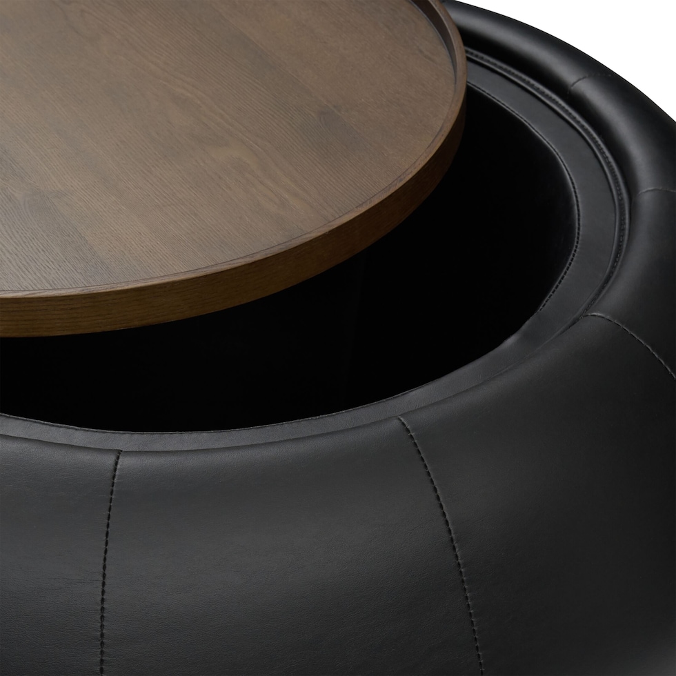 drake black coffee table   