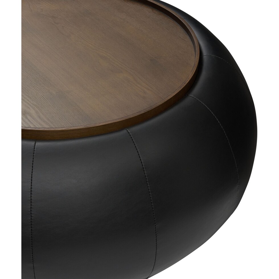 drake black coffee table   