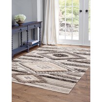 drake ivory gray area rug  x    