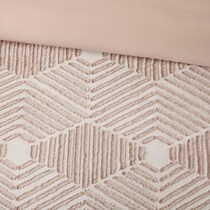 draven pink king california king bedding set   
