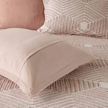 draven pink king california king bedding set   