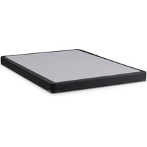 dream black black twin box spring   