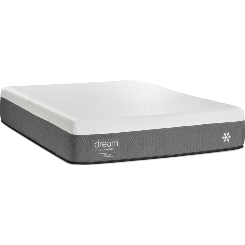 dream contour white california king mattress   