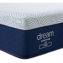 dream contour white california king mattress   