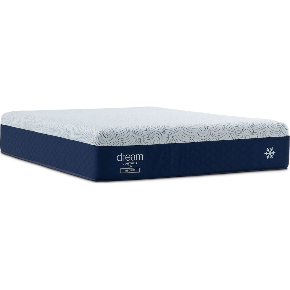 dream contour white california king mattress   