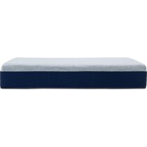 dream contour white california king mattress foundation set   