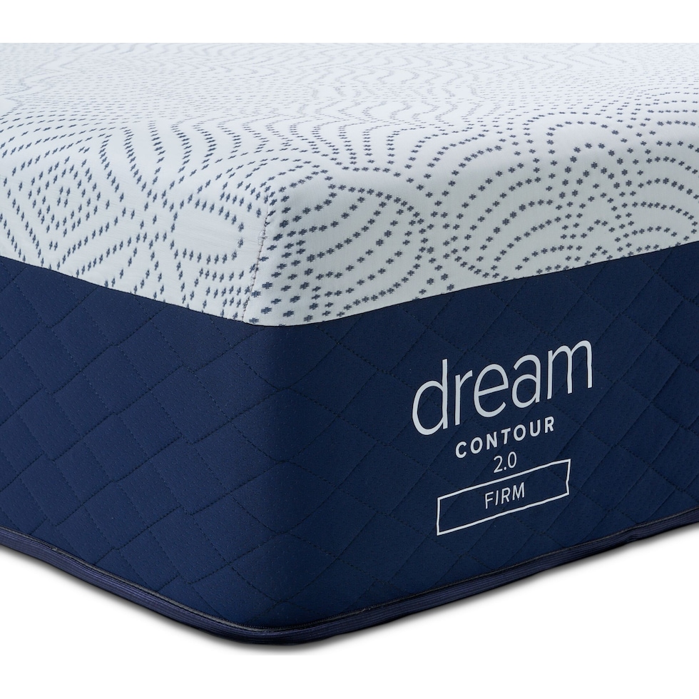 dream contour white full mattress   