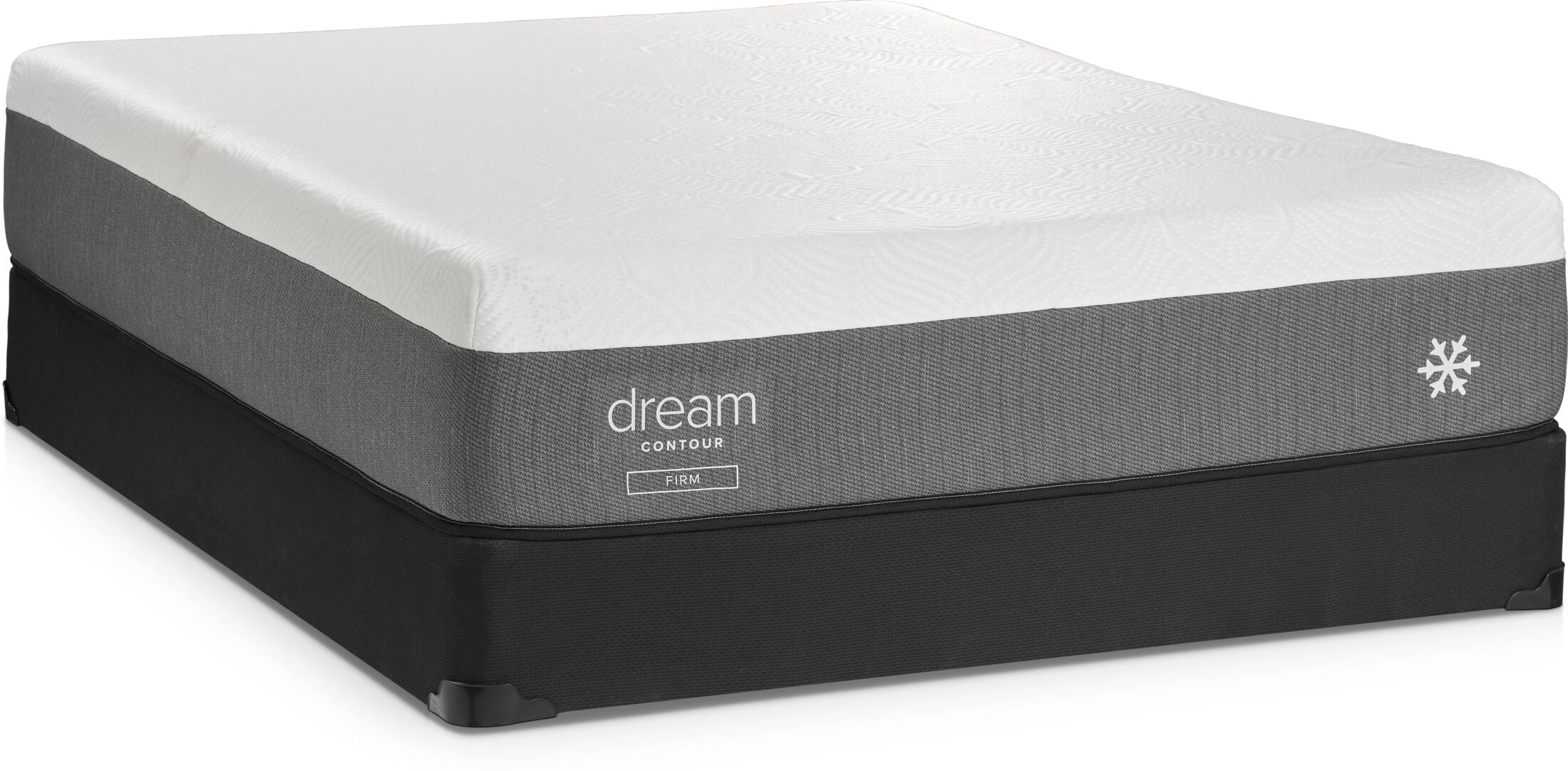 Dream Contour Firm Queen Mattress and LowProfile Split Foundation Set