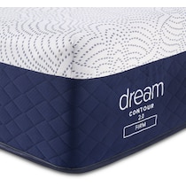 dream contour white twin mattress   