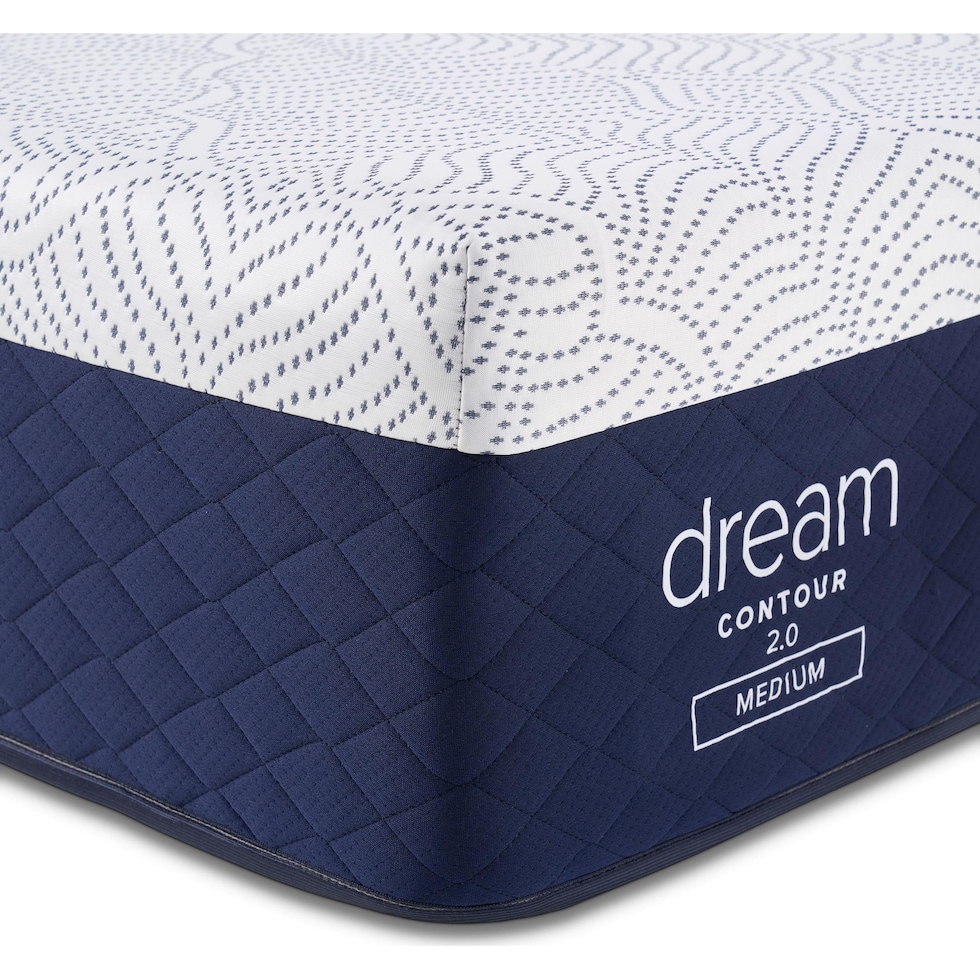 dream contour white twin mattress   