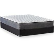 dream ease white full mattress foundation set   