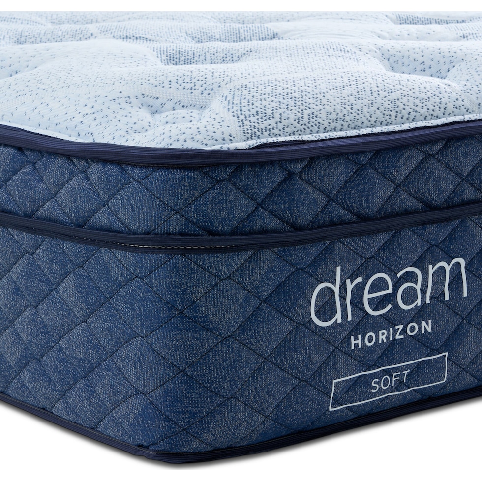 dream horizon white king mattress split foundation set   