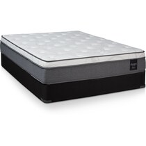 dream in a box elite white queen mattress foundation set   