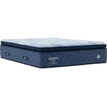 dream melody white full mattress foundation set   