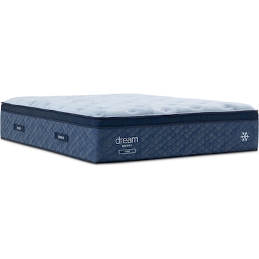 Dream Melody Hybrid Firm King Mattress and Split Low-Profile Foundation